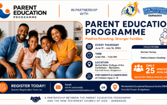 Parent Education Programme 2026 | New Testament Church Of God Barbados